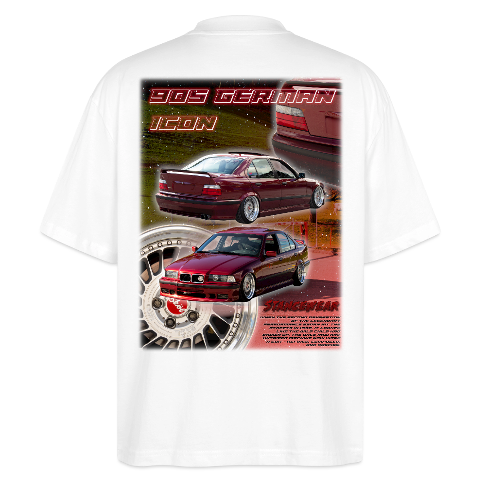 90s German Icon Oversized T-shirt - white