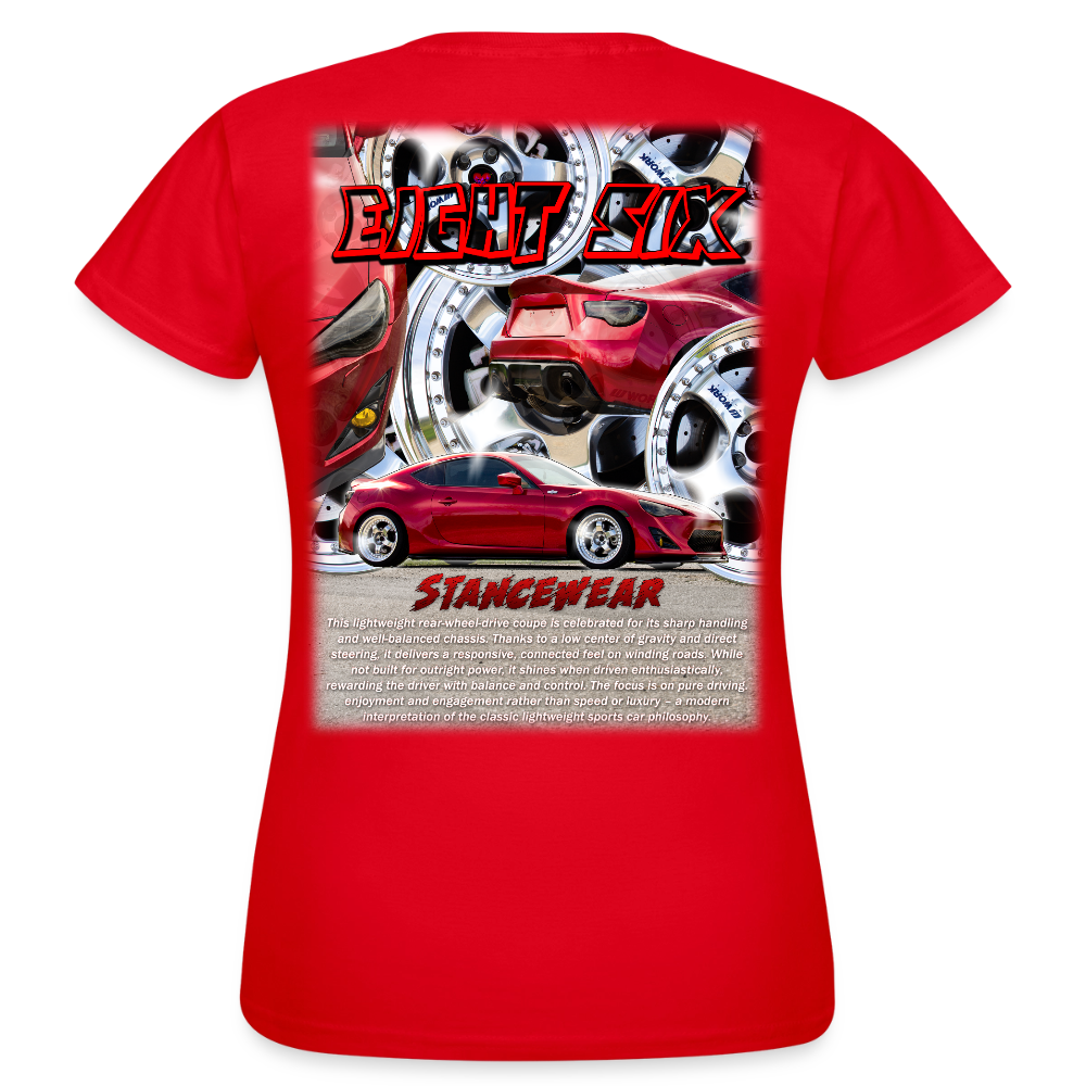 Eight Six Women's T-Shirt - red
