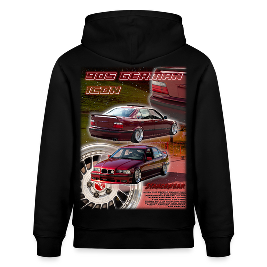 90s German Icon Hoodie - black