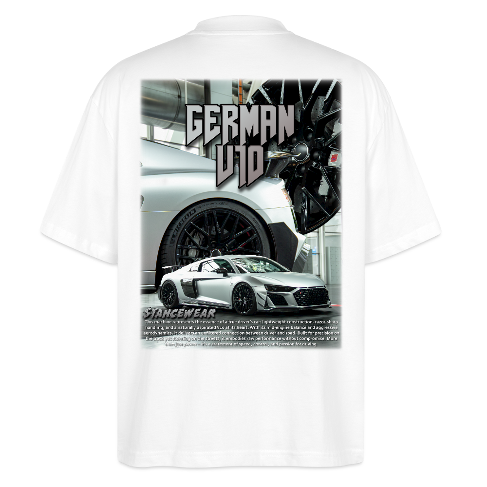 German V10 Oversized T-Shirt - white