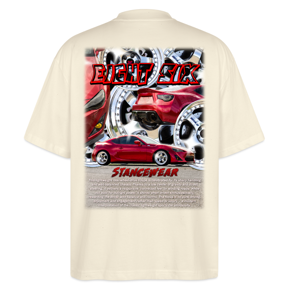 Eight Six Oversized T-shirt - natural raw