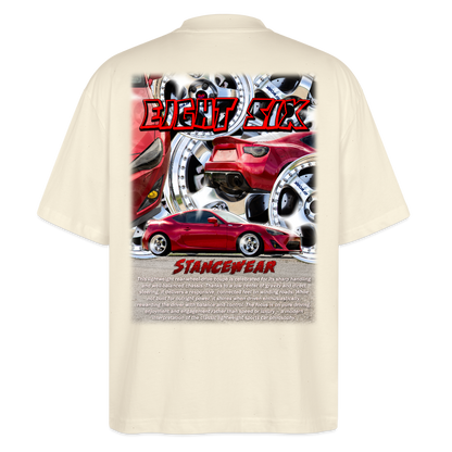 Eight Six Oversized T-shirt - natural raw