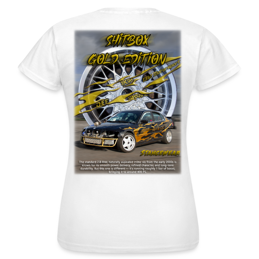 Shitbox Gold Edition Women's T-Shirt - white