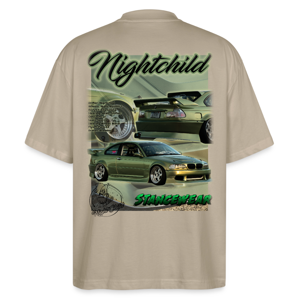 Nightchild Oversized T-shirt - stone