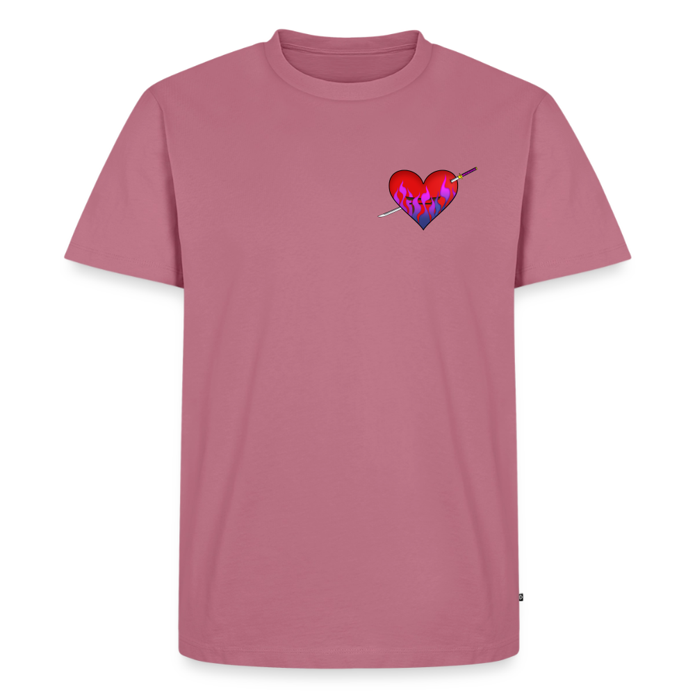 Samurai Heart T-Shirt - mauve
