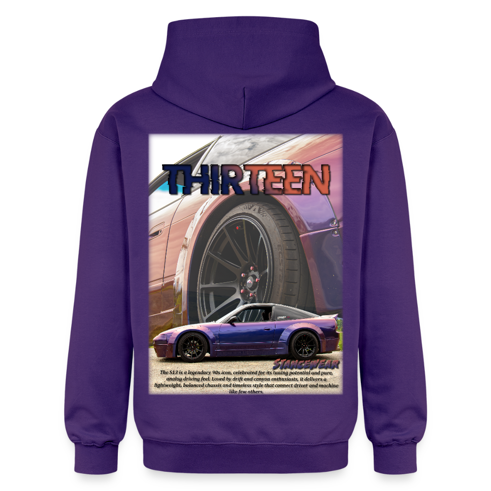 Thirteen Hoodie - purple