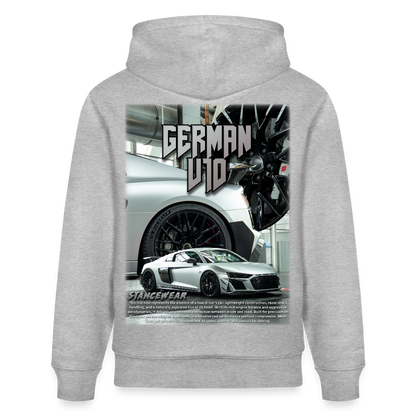 German V10 Hoodie - heather grey