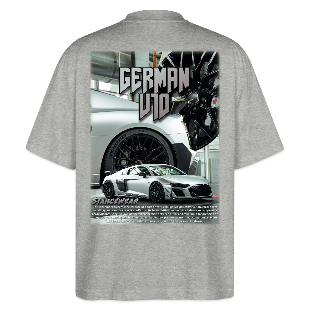 German V10 Oversized T-Shirt - heather grey