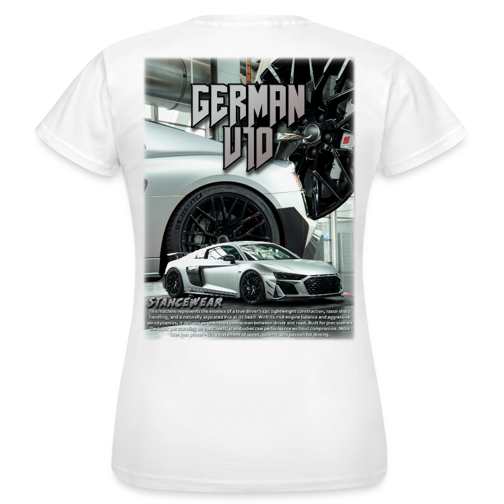 German V10 Women's T-Shirt - white