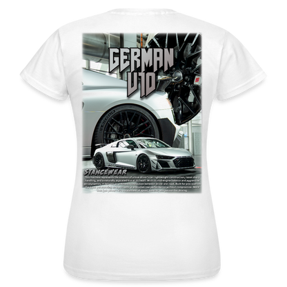 German V10 Women's T-Shirt - white