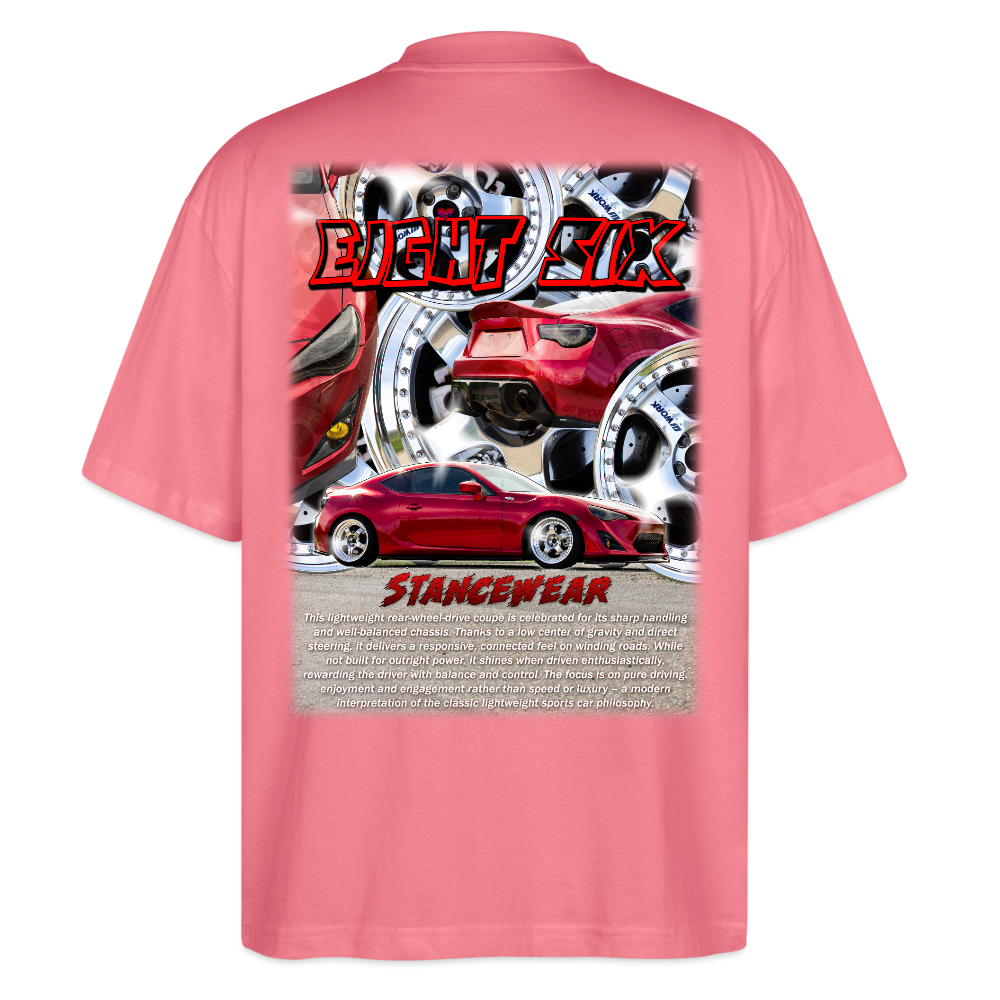 Eight Six Oversized T-shirt - pink joy 