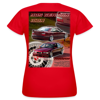 90s German Icon Women's T-Shirt - red