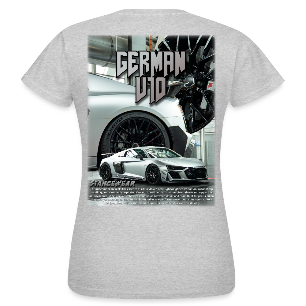 German V10 Women's T-Shirt - heather grey