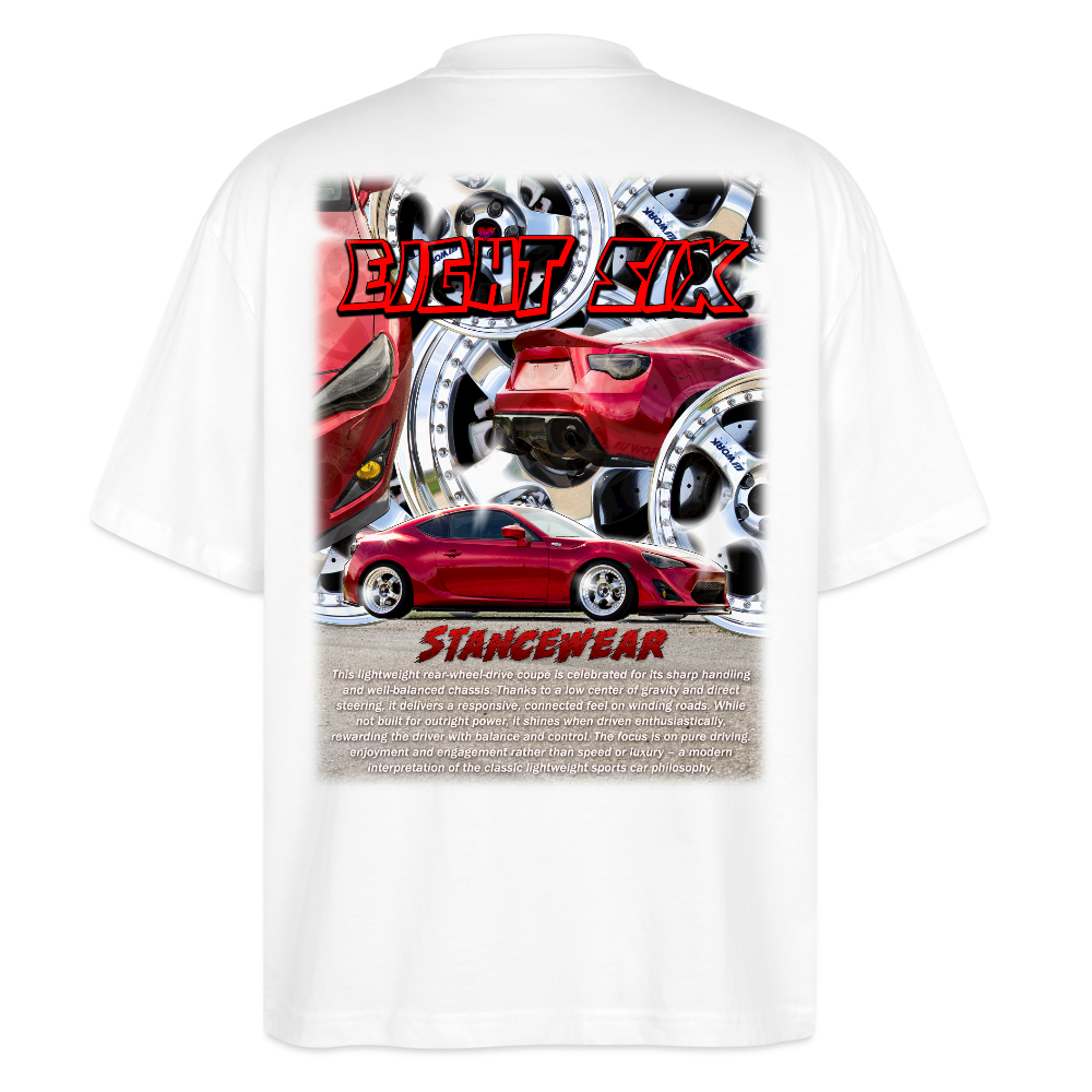 Eight Six Oversized T-shirt - white