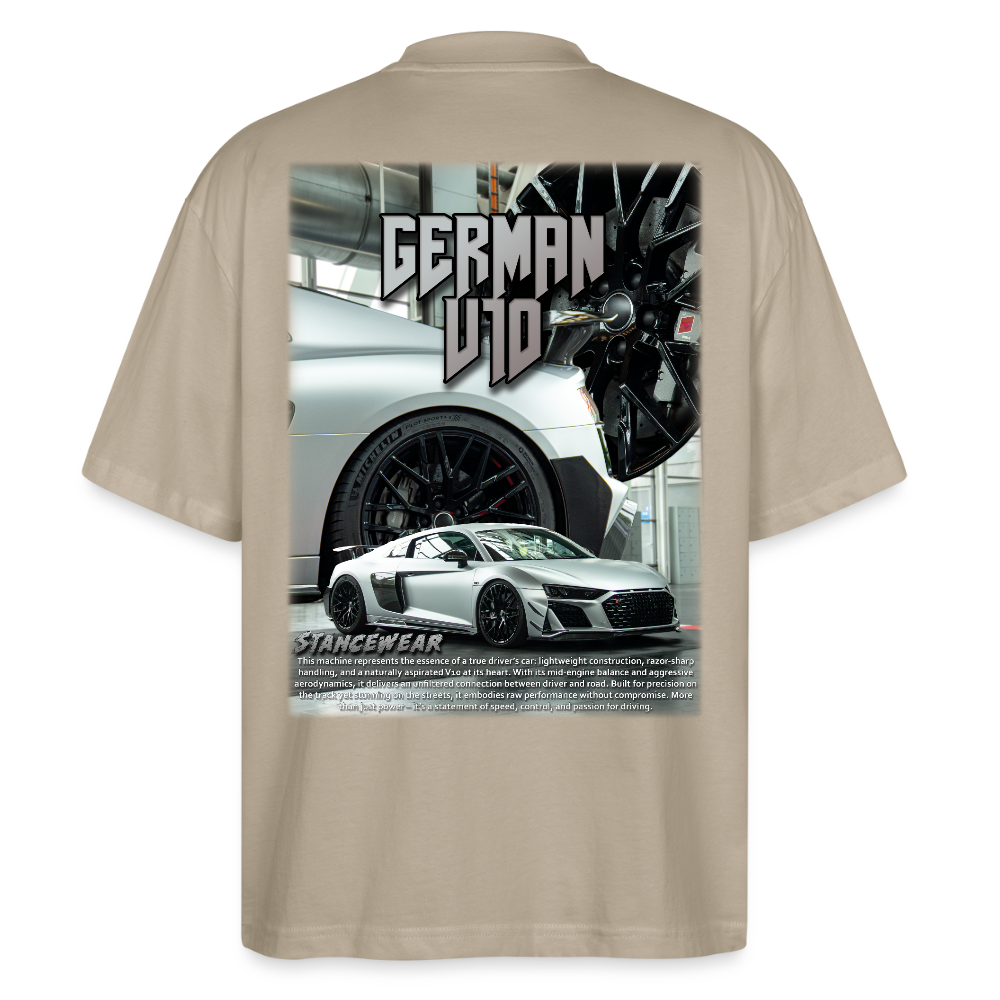 German V10 Oversized T-Shirt - stone