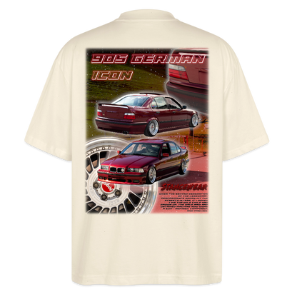 90s German Icon Oversized T-shirt - soft Ecru