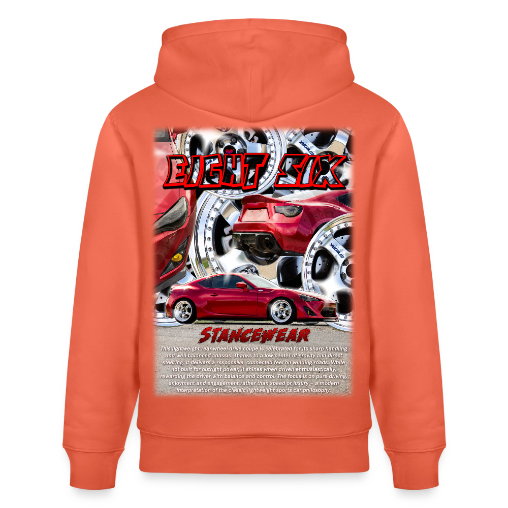 Eight Six Hoodie - light red