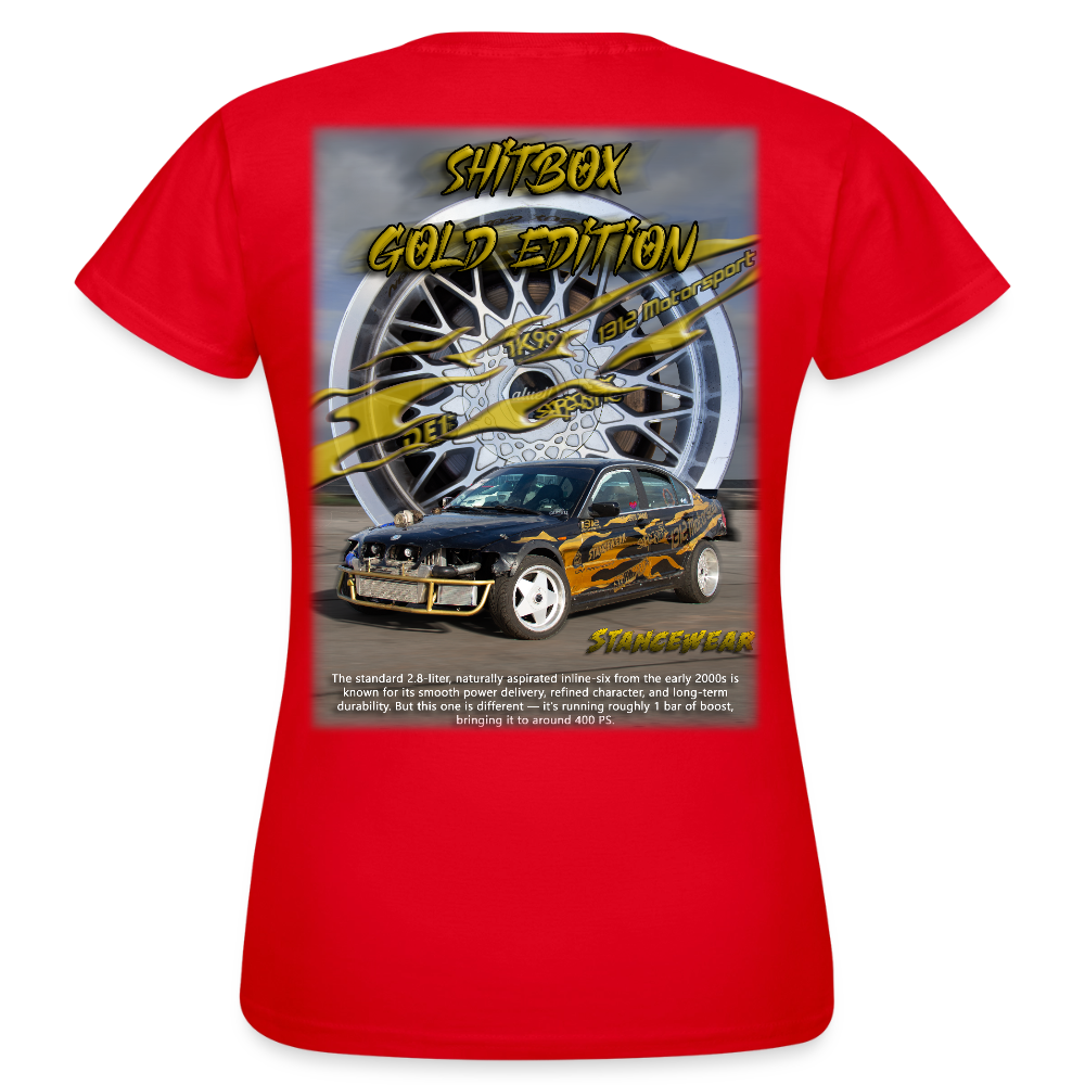 Shitbox Gold Edition Women's T-Shirt - red