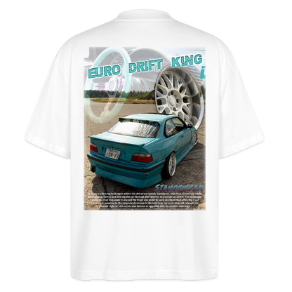 Euro Drift King Oversized T-shirt - white
