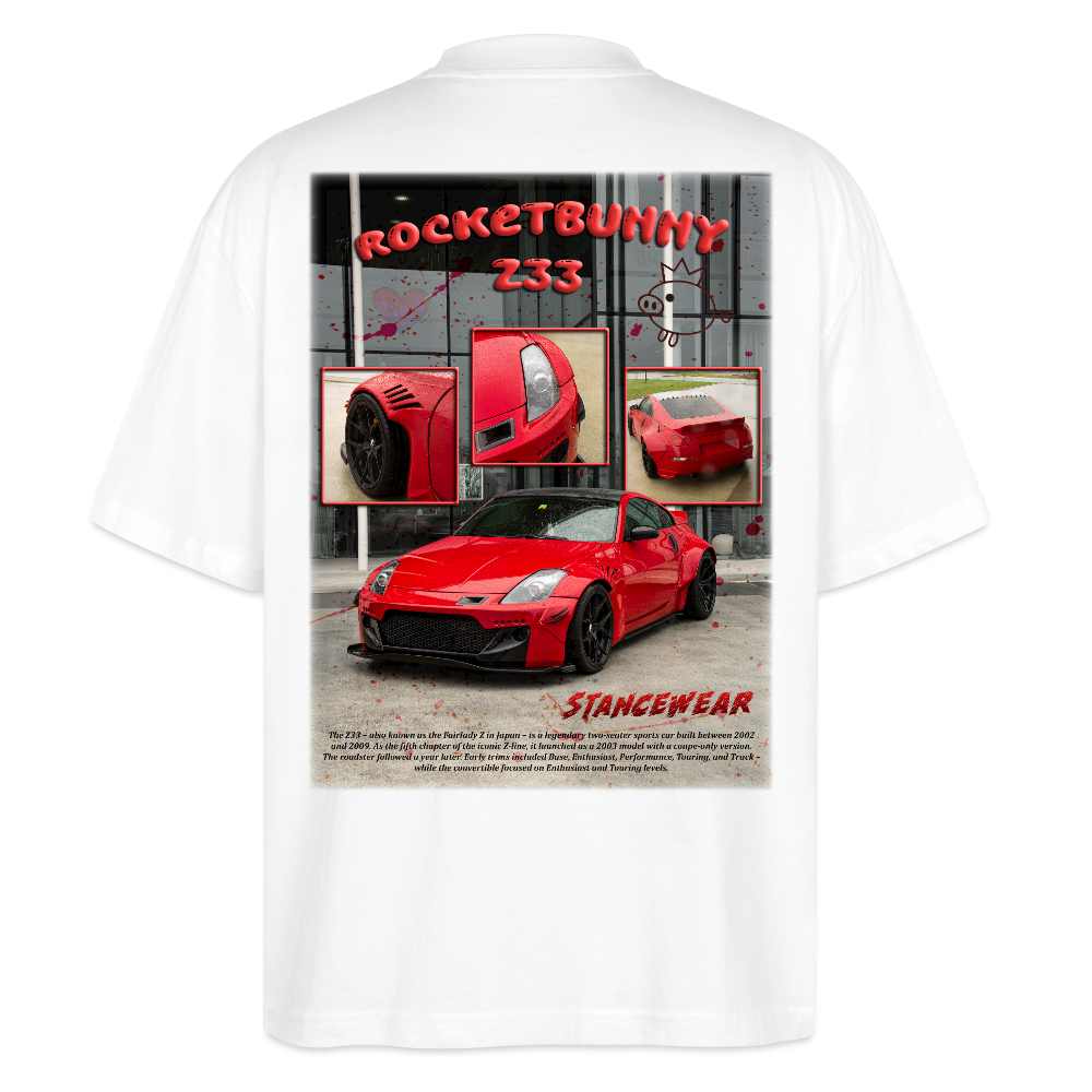 Rocketbunny Z33 Oversized T-Shirt - white