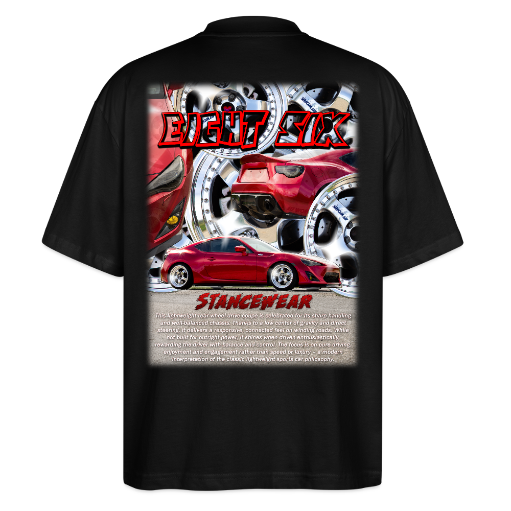 Eight Six Oversized T-shirt - black