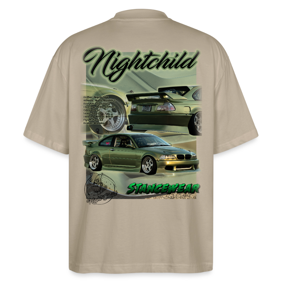 Nightchild Oversized T-shirt - stone