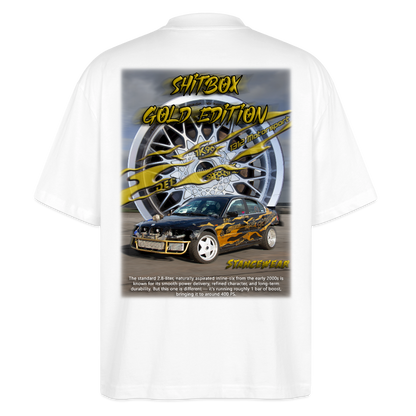 Shitbox Gold Edition Oversized T-shirt - white