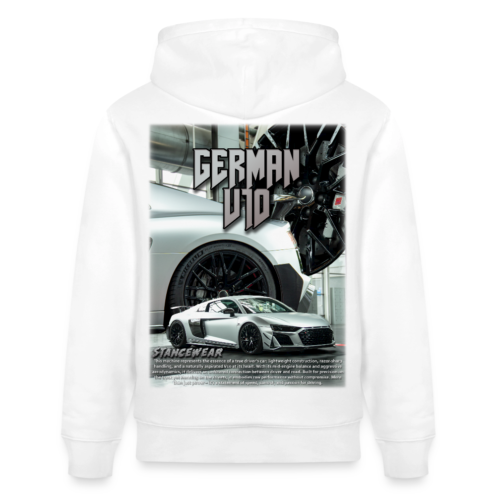 German V10 Hoodie - white