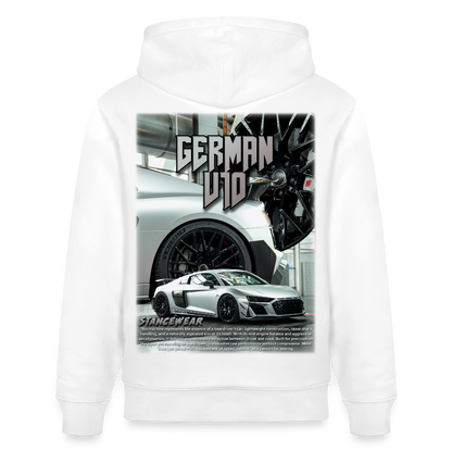 German V10 Hoodie - white